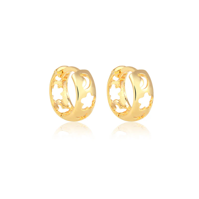 Brinco Bari - Argola Vazada Símbolos