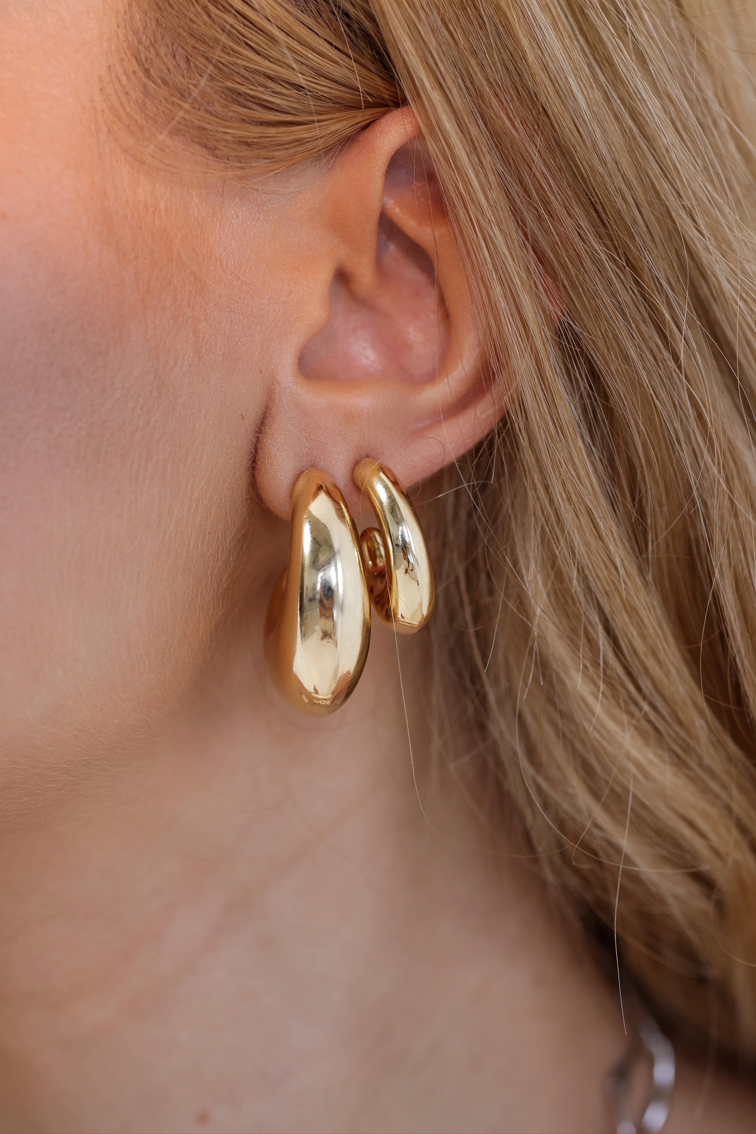 Brinco Luna Dorata 2,5cm